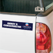 ANNOY A CONSERVATIVE BUMPERSTICKER (Op Truck)