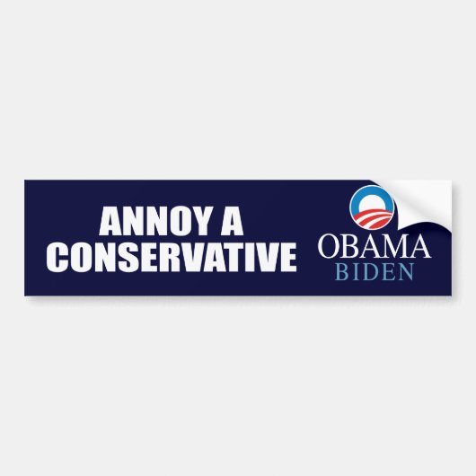 ANNOY A CONSERVATIVE BUMPERSTICKER (Voorkant)