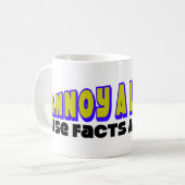 Annoy A Liberal: Facts & Logic gebruiken! Koffiemok (Voorkant links)