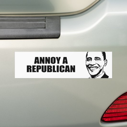ANNOY A REPUBLICAN BUMPERSTICKER (Op auto)