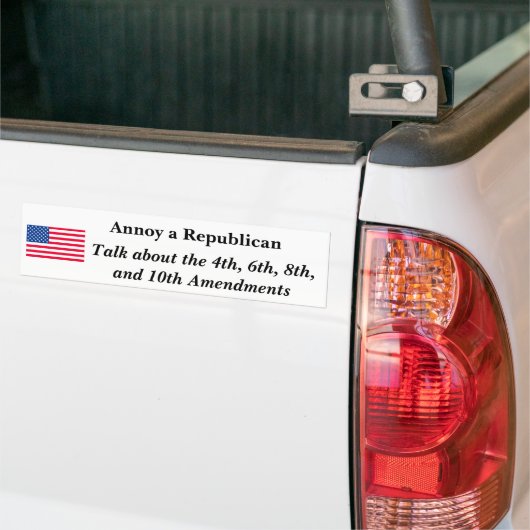 Annoy a Republican Bumpersticker (Op Truck)