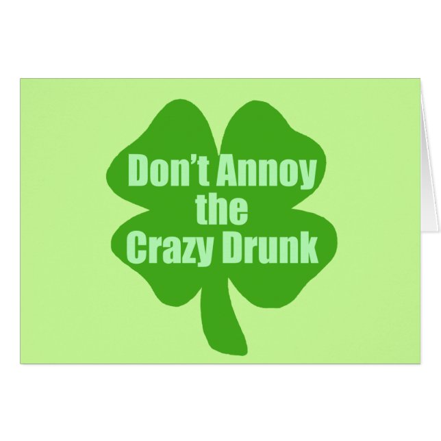 Annoy de gekke Drink niet (Voorkant Horizontaal)