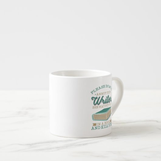 Annoy de schrijvermaker Gag niet Espresso Kop (Voorkant rechts)