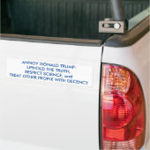 ANNOY DONALD TRUMP BUMPERSTICKER (Op Truck)