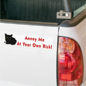 Annoy Me Bumpersticker (Op Truck)