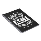 Annoy me en jij doen mee in het donkere theater notitieboek (Rechterzijde)