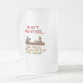 Annoy me niet matglas bierpul (Voorkant links)