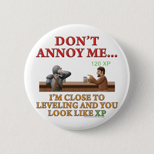 Annoy me niet ronde button 5,7 cm (Voorkant)