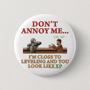 Annoy me niet ronde button 5,7 cm