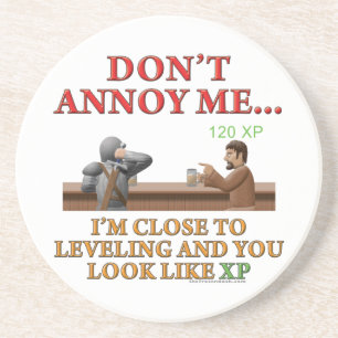 Annoy me niet zandsteen onderzetter