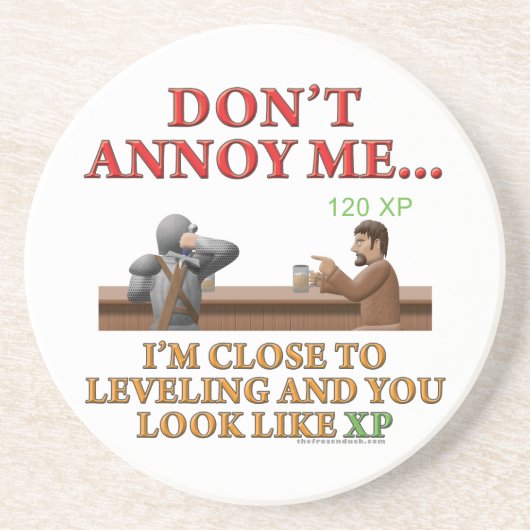 Annoy me niet zandsteen onderzetter (Voorkant)