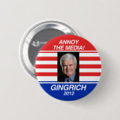 Annoy the Media Ronde Button 5,7 Cm (Voorkant /achterkant)