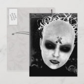 Annoyance Gothic Vampire Art Briefkaart (Voorkant / Achterkant)