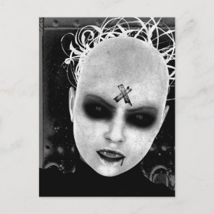 Annoyance Gothic Vampire Art Briefkaart