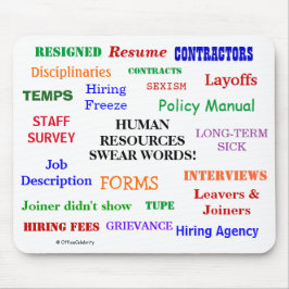 Annoye Funny Human Resources Swear Words Gift Muismat