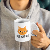 Annoyed Cat - KUNT U NIET grappig zijn? Koffiemok