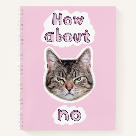 Annoyed Cat Notitieboek (Voorkant)