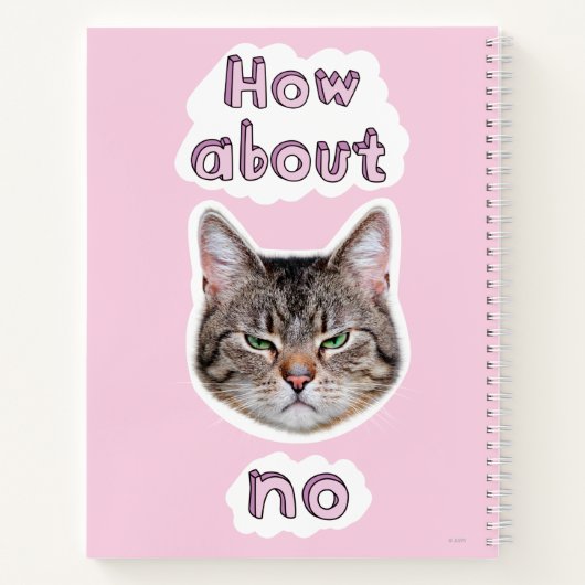 Annoyed Cat Notitieboek (Achterkant)