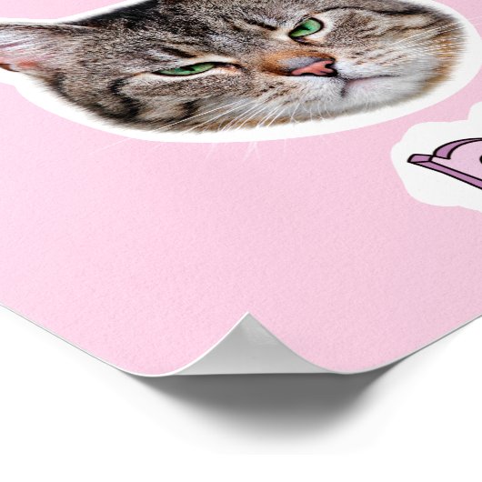 Annoyed Cat Poster (Hoek)