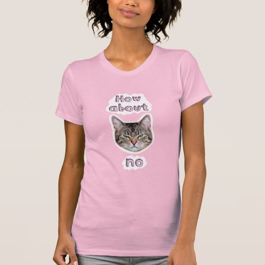Annoyed Cat T-shirt (Voorkant)