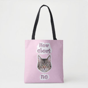 Annoyed Cat Tote Bag