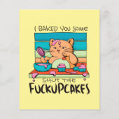 Annoyed Cupcake Cat | Cadeau voor studenten Flyer (Achterkant)