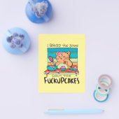 Annoyed Cupcake Cat | Cadeau voor studenten Flyer (Enkel)