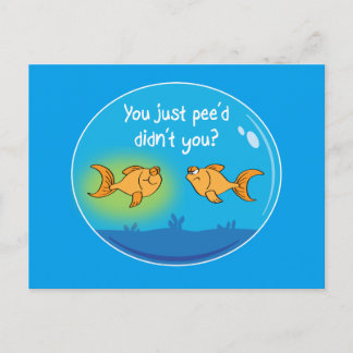 Annoyed Goldfish Briefkaart