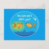 Annoyed Goldfish Briefkaart (Voorkant)