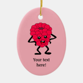 Annoyed Raspberry is niet onder de indruk - person Keramisch Ornament