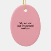 Annoyed Raspberry is niet onder de indruk - person Keramisch Ornament (Achterkant)