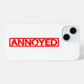 Annoyed Stamp Case-Mate iPhone Case (Achterkant (horizontaal))