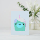 Annoyed Unicorn Briefkaart (Staand voorkant)