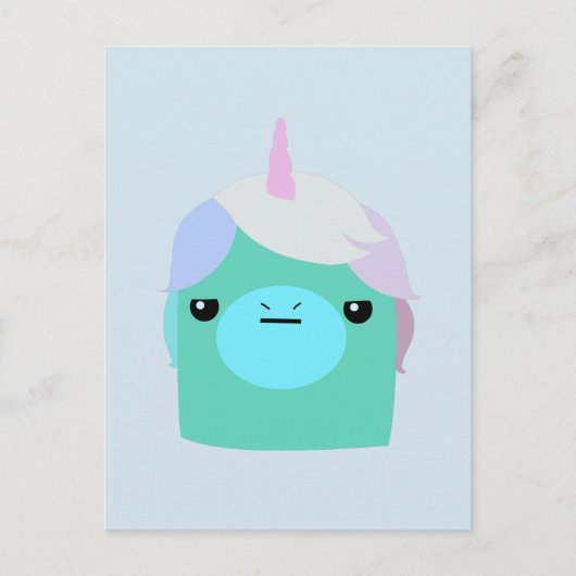Annoyed Unicorn Briefkaart (Voorkant)