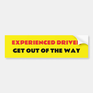 Annoy'em terug! Studentenchauffeur Bumpersticker