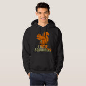 Annoying Garden I Hate Squirrels Funny Gift idea Hoodie (Voorkant volledig)