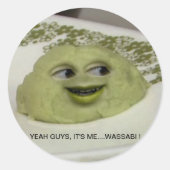 Annoying Wassabi Ronde Sticker (Voorkant)