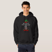Annoying Witzemaker Elf Family Outfit Christmas Hoodie (Voorkant volledig)
