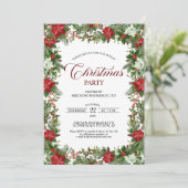 Annual Corporate Employees Christmas Party Kaart (Staand voorkant)