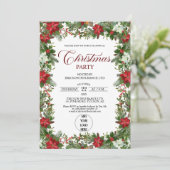 Annual Corporate Employees Christmas Party Kaart (Staand voorkant)