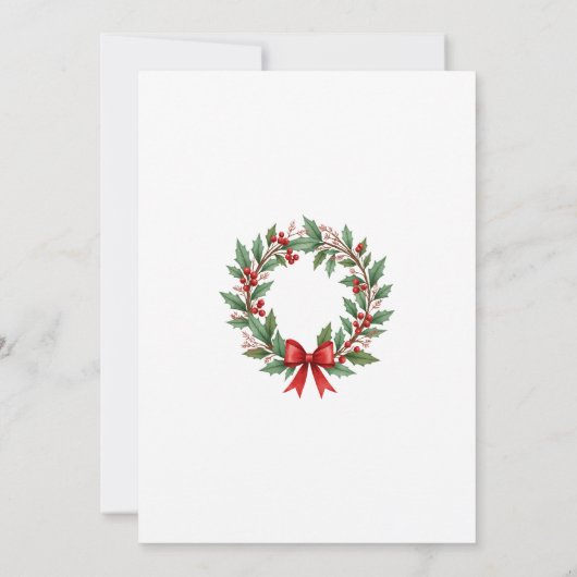 Annual Corporate Employees Christmas Party Kaart (Achterkant)