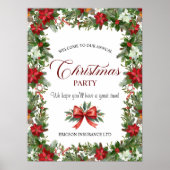 Annual Corporate Employees Christmas Party Welcome Poster (Voorkant)