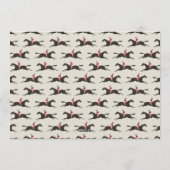 Annual Derby Party Race Horse Equestrian Racing Kaart (Achterkant)