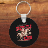 Annual North Le Rodeo Cowboy Santa Howdy Christmas Sleutelhanger (Voorkant)