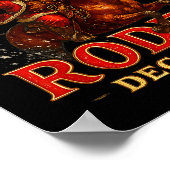 Annual North Le Rodeo Dec 25th Santa Design Poster (Hoek)