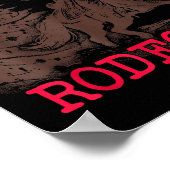 Annual North Le Rodeo Santa Western Cowboy Christm Poster (Hoek)