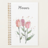 Annual Planner Tulips Watercolor (Voorkant)