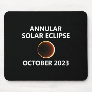 Annulaire Zonsverduistering Oktober Okt 14 Nevada  Muismat