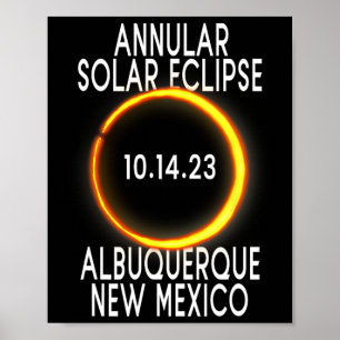 Annulaire Zonsverduistering T - Albuquerque Nederl Poster