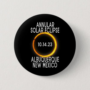 Annulaire Zonsverduistering T - Albuquerque Nederl Ronde Button 5,7 Cm